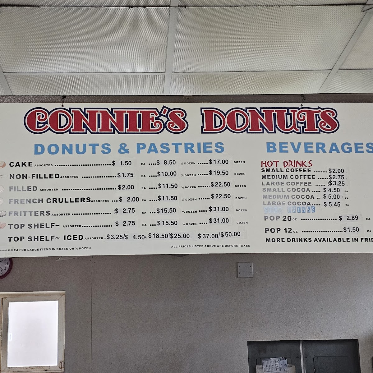 Connie's Donuts & Espresso LLC Menu - Image 3